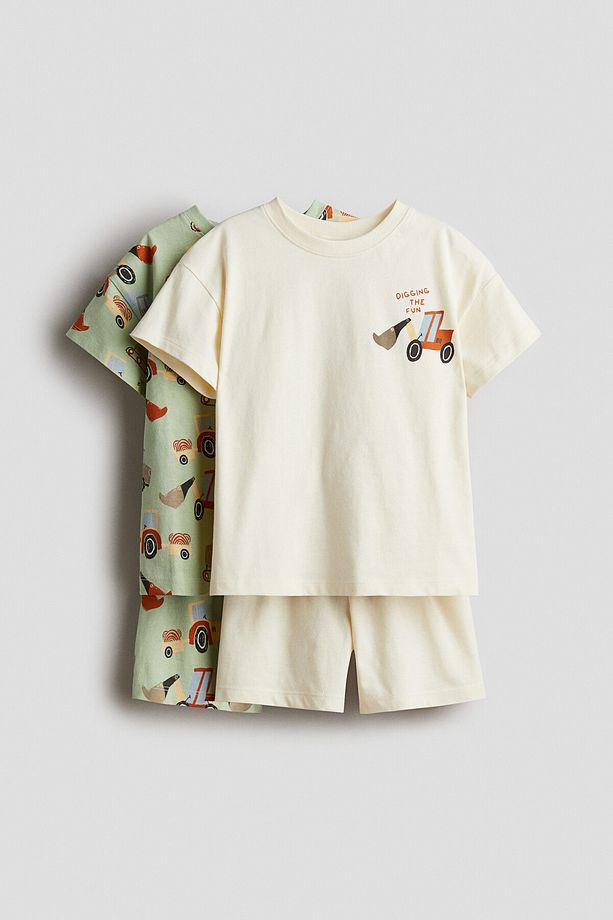 2'li Pamuklu Pijama Takımı - 1