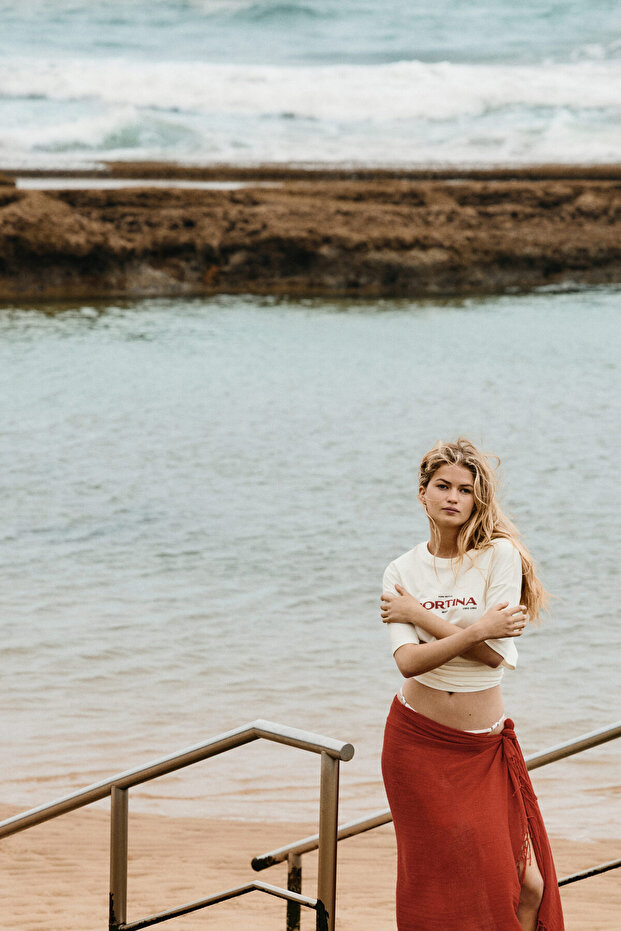 Baskılı Oversize Tişört - 2