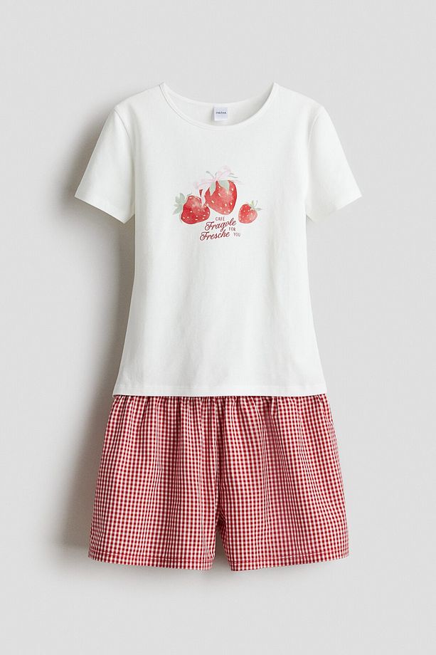 Baskı Motifli Pijama Takımı - 1