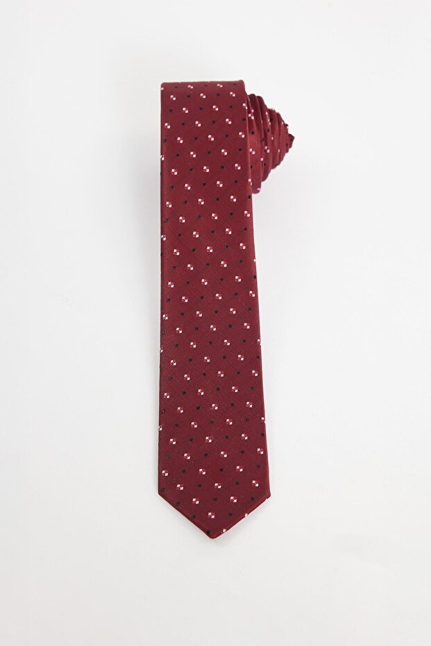 ربطة عنق رفيعة منقوشة للرجال - 1