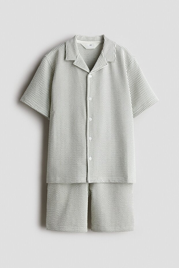 2 Parçalı Gömlek ve Şort Set - 4
