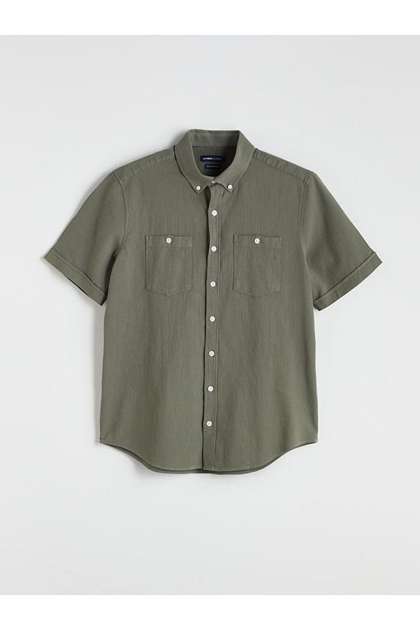 LCWAIKIKI Classic Regular Fit Erkek Dokulu Gömlek - 1