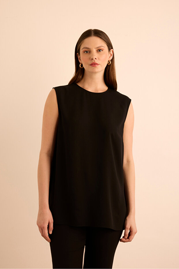 Dokuma Kolsuz Bluz - 3