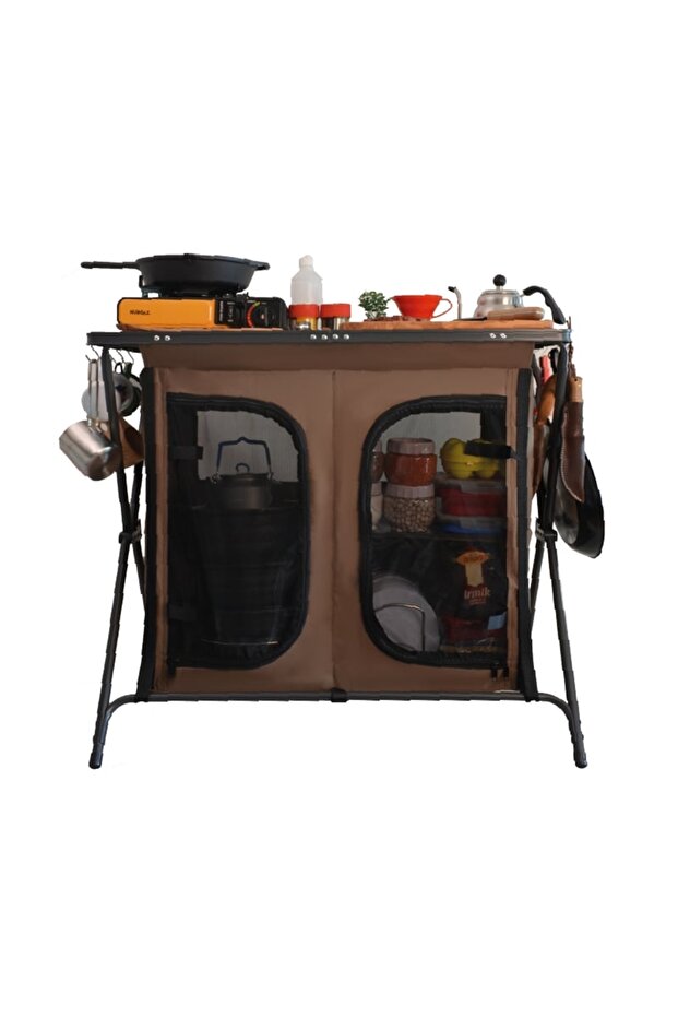 Çift Kapılı Kamp Mutfağı - 5