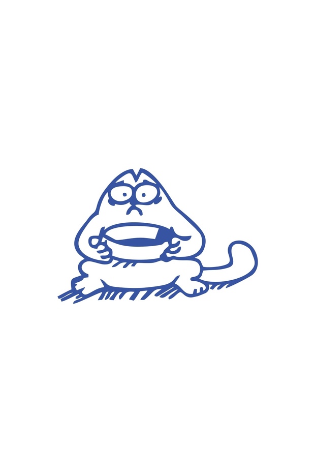 Funny Cat Car Sticker 17X17 cm Blue