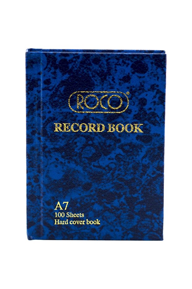 A7 Record Book – 200 Pages (100 Sheets), 74 x 105 mm