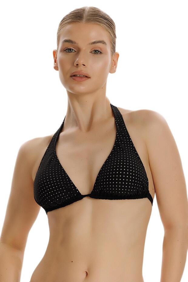 Zeki Siyah Bikini Üstü - 1