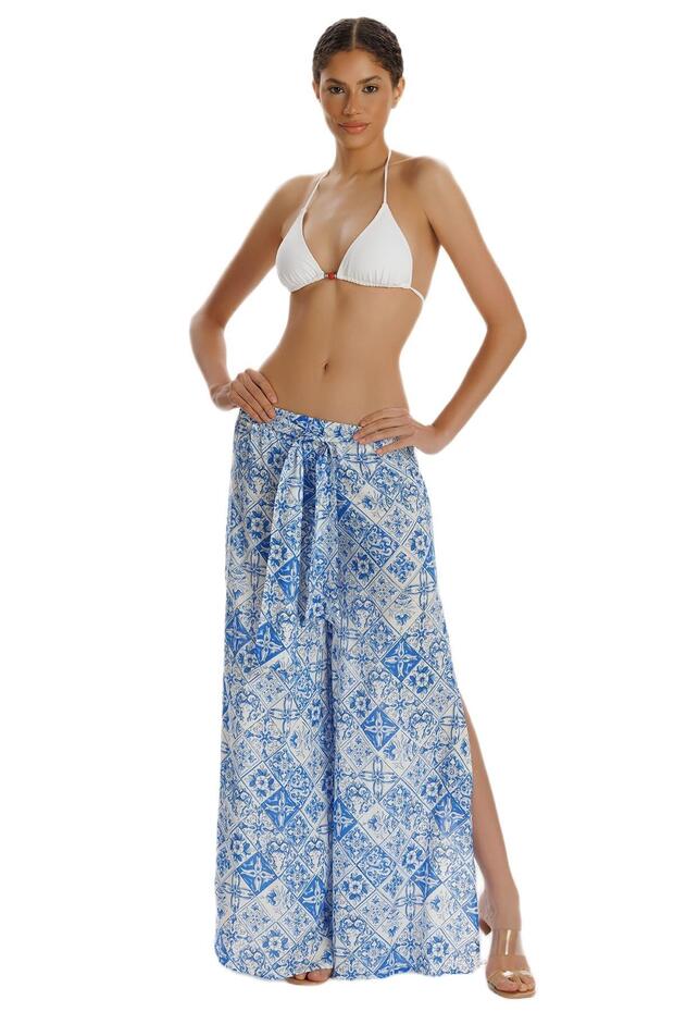 Clever Patterned Beach Pants - 3