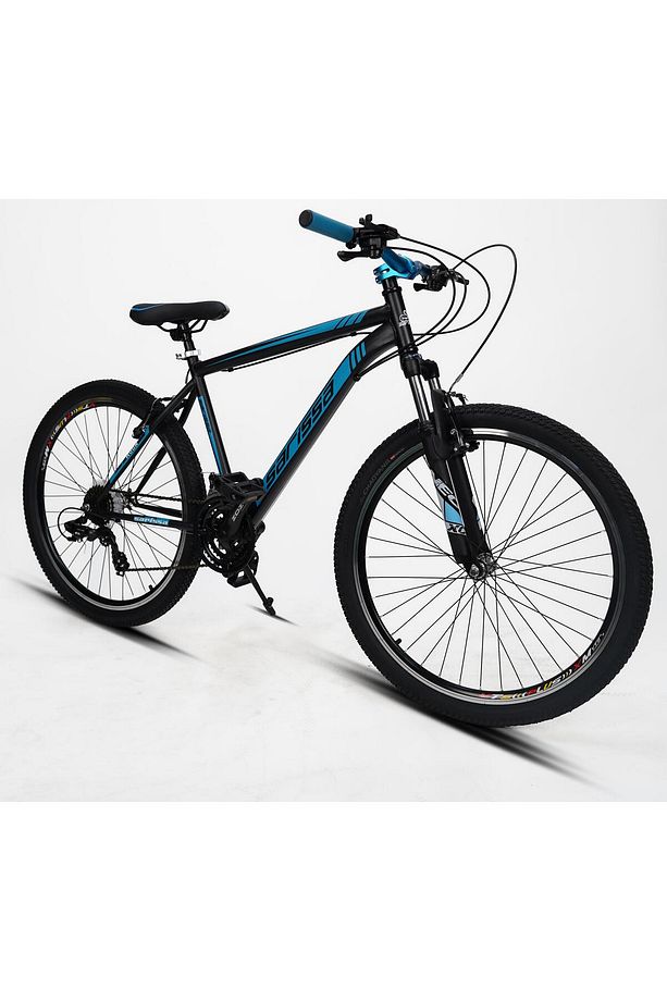 Sarissa Moon 26" Jant MTB Ön Amortisörlü Shimano 21 Vites V Fren Wake Gidon Dağ Bisikleti Siyah Mavi - 6