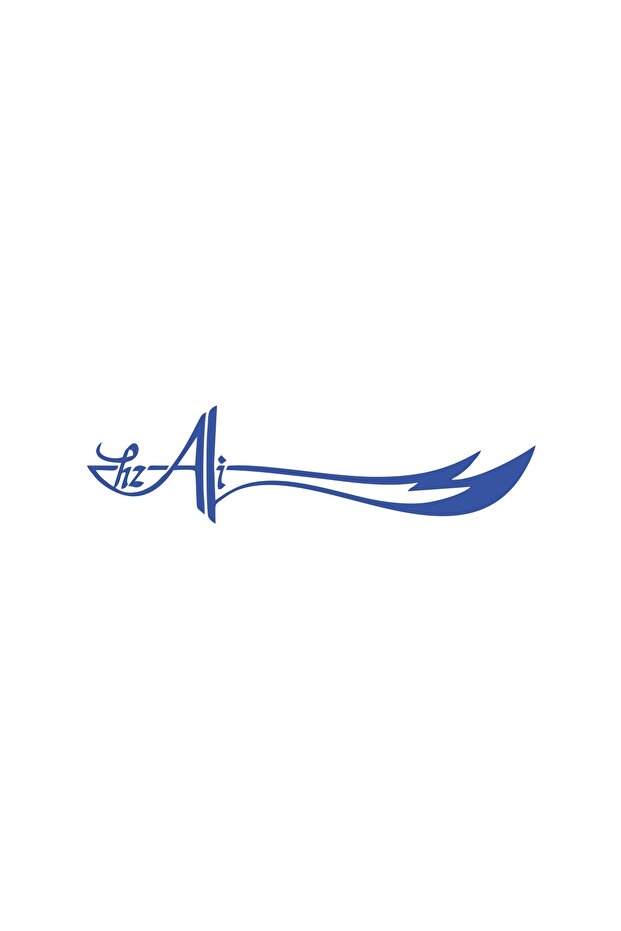 Zulfiqar Hz Ali Car Sticker 17X17 cm Blue