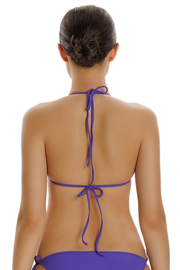 Mor Üçgen Bikini Üstü - 5