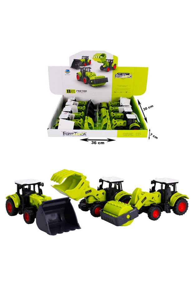 1 ADET KIRILMAZ YESIL DOZER - 1