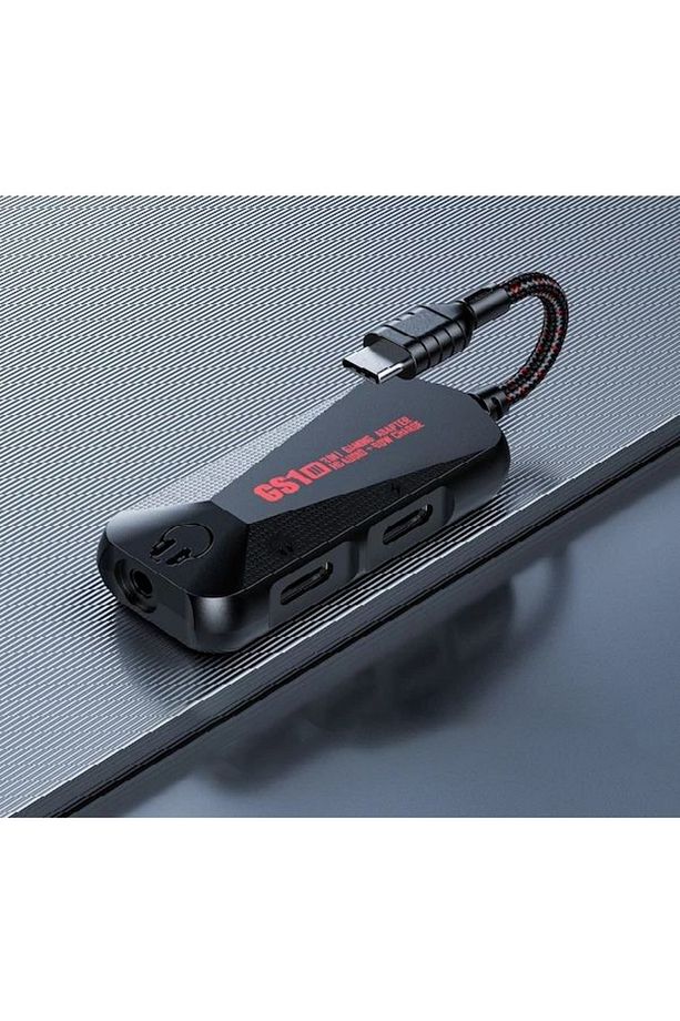 GS1 3 İn 1 Usb-c Type-c Oyun Ses 60W Hızlı Şarj Adaptörü Oyun ve Ses 60w Hızlı Şarj Adaptörü - 2