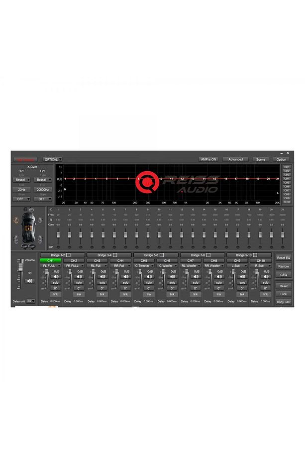RS-8150.8DSP10 8 KANAL AMFİ 8X150 WATT RMS + 10 KANAL DSP BLUETOOTH APARATLI - 5