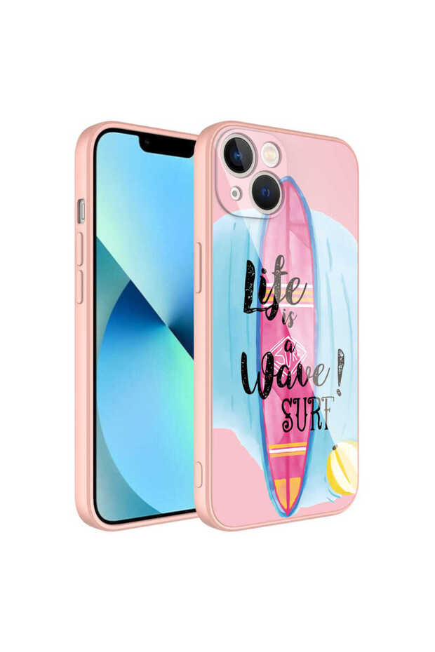 حافظة iPhone 13 متوافقة مع حافظة سيليكون صلبة من السيليكون KLFS مع حماية للكاميرا -NO10