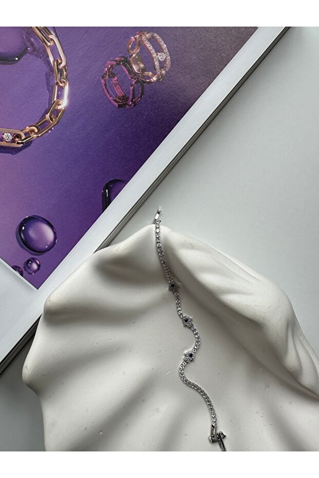 Taşlı Hamsa Bileklik - 2