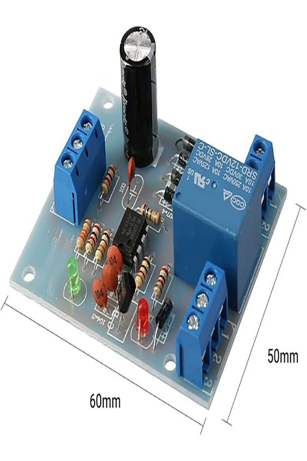 12V Su Sıvı Seviyesi Kontrol Modülü Röle Çıkışlı Pompalama Drenaj Anahtarı Kontrol Devre Kartı - 8