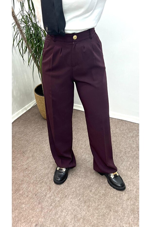 GOLD DÜĞMELİ PANTOLON - 2