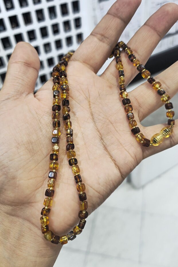 Certified Drop Amber Necklace