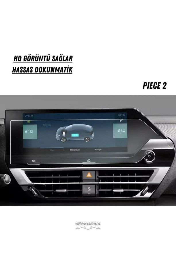 Citroen C4 X-C4 X Max 2025 Hayalet Gösterge ve Navigasyon Multimedya Uyumlu Set Nano Ekran Koruyucu - 3