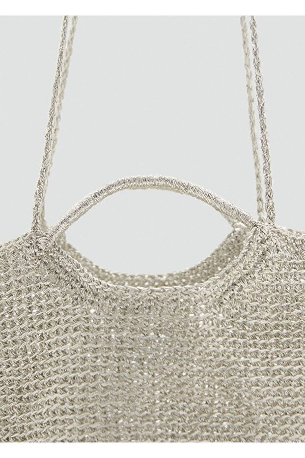 Örme mini omuz çantası - 3