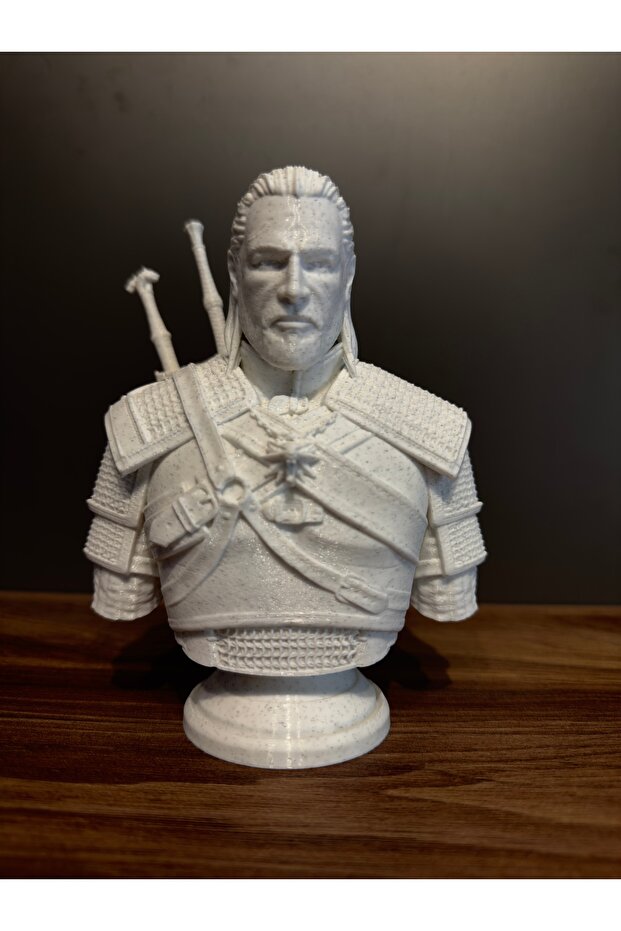 The witcher Geralt bust figür 19cm - 1