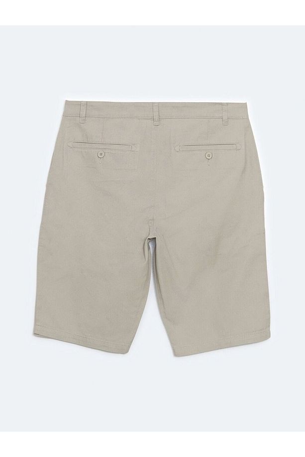 LCWAIKIKI Classic Standart Kalıp Gabardin Erkek Şort - 6