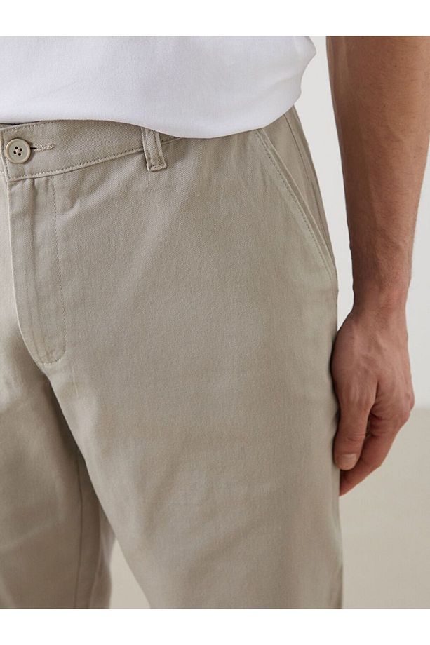 LCWAIKIKI Classic Standart Kalıp Gabardin Erkek Şort - 3