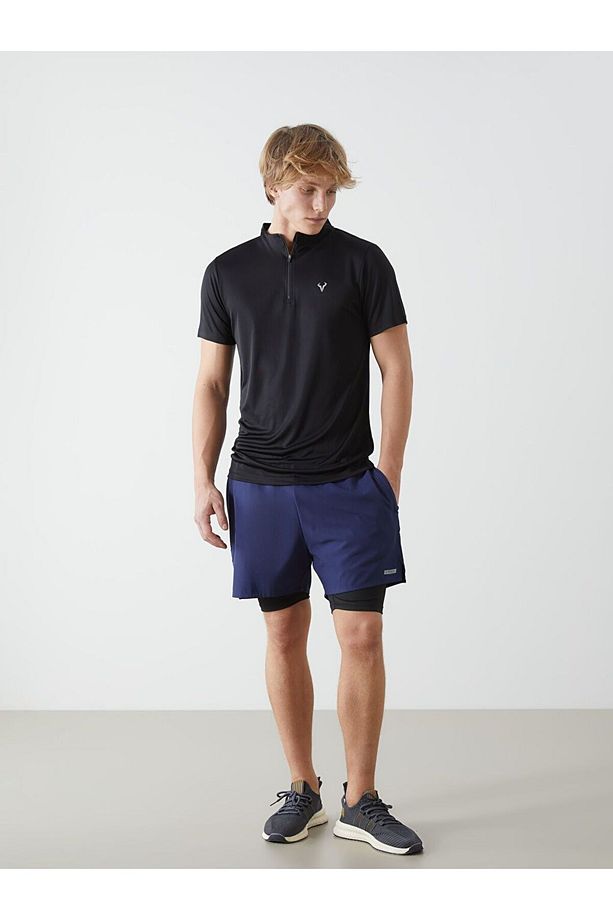 XSIDE ACTIVE Slim Fit Erkek Taytlı Şort - 1