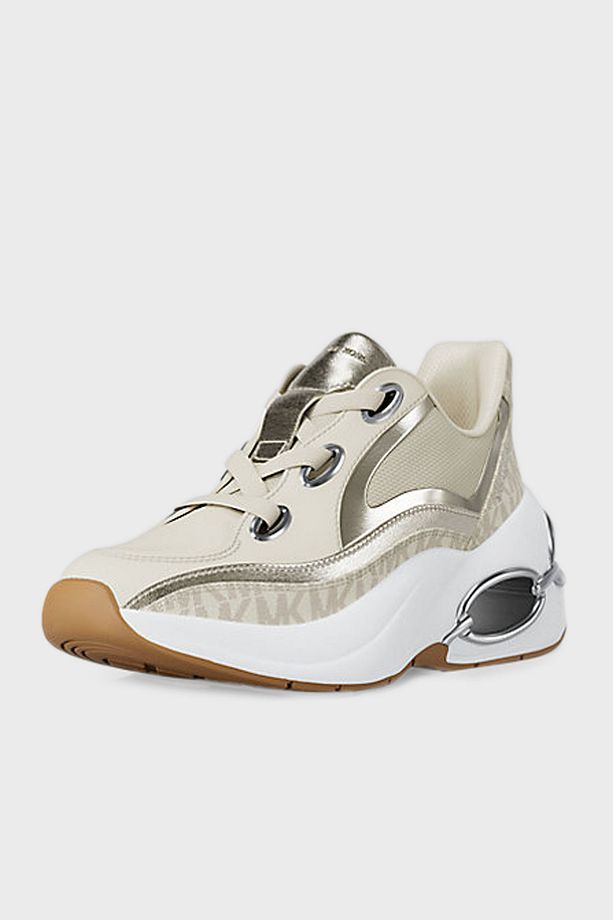 Deri Karışımlı Logo Detaylı Sneaker Ayakkabı 43T5TRFS2B150 AYAKKABI 43T5TRFS2B 15 - 3