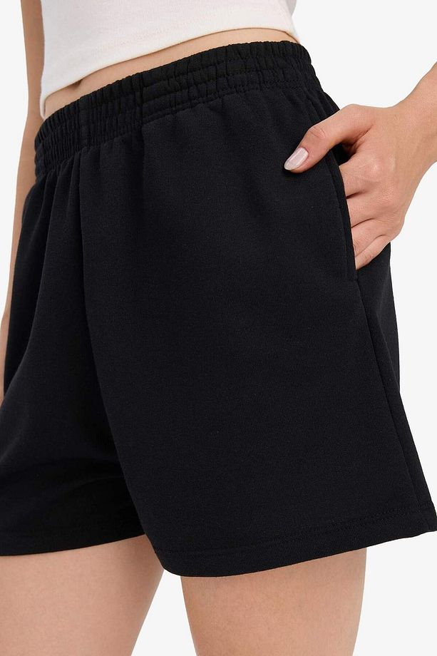 Regular Fit Beli Lastikli Basic Düz Şort F6803AX25HS - 5