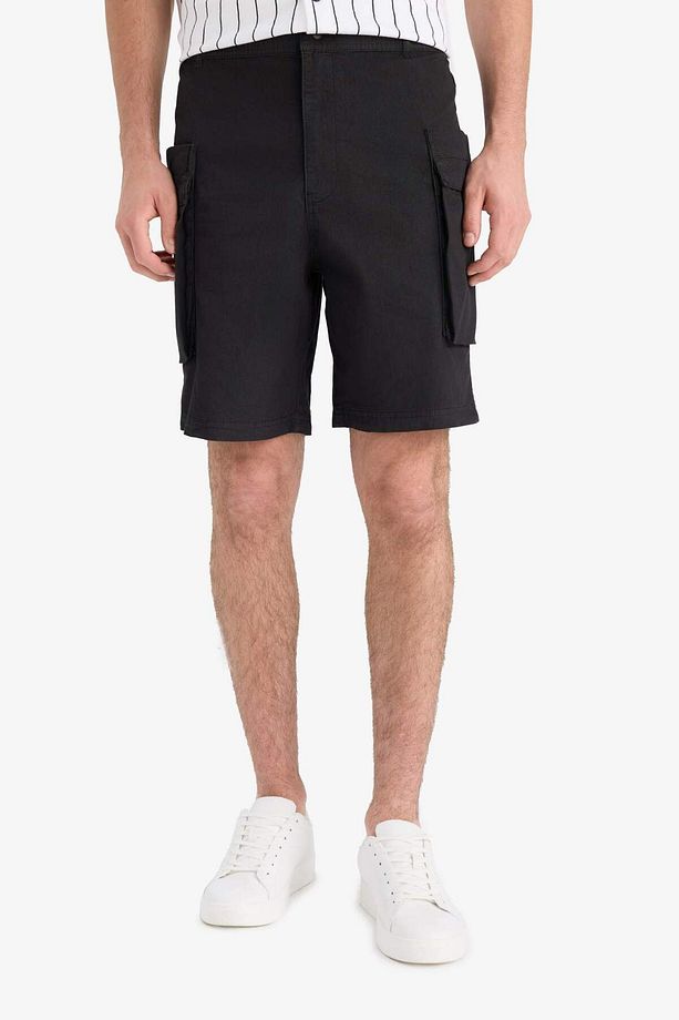 Relax Fit Kargo Cepli Bermuda Şort E2207AX25SM - 1