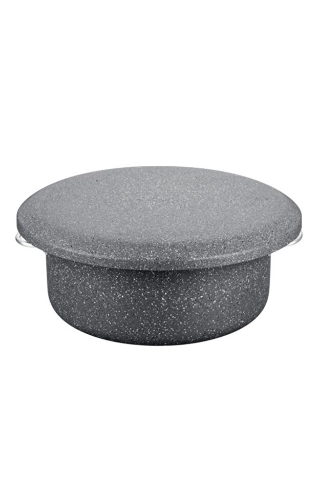 طاجن بارفيت ناتشورال فورس غير لاصق مطلي بالرخام مع غطاء رمادي 28 × 10.5 سم TATA-2810