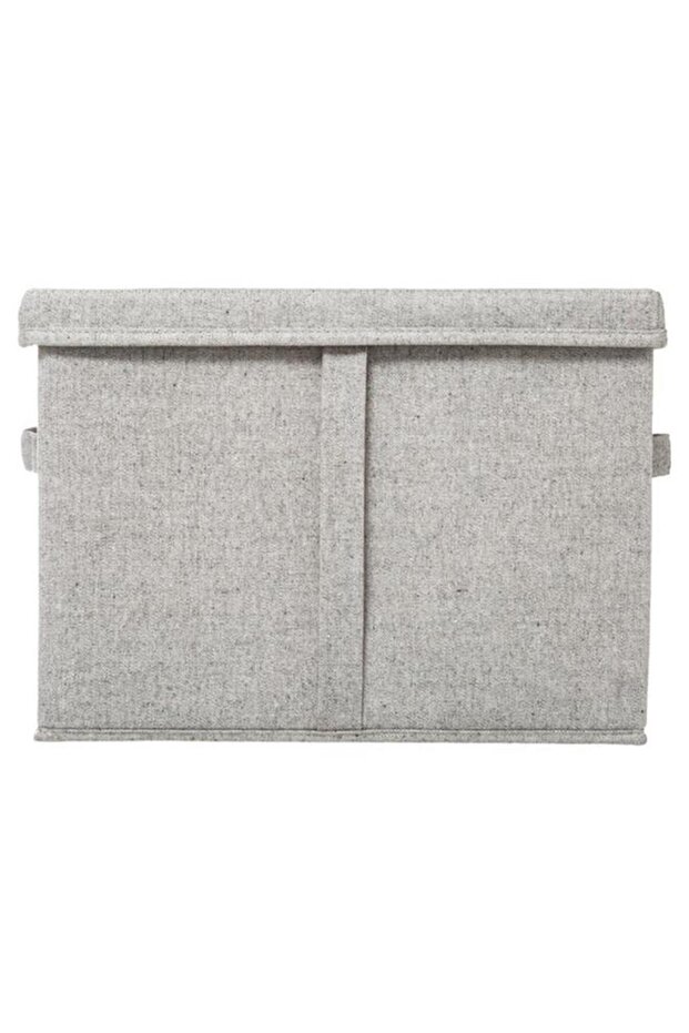 Five Simply Smart Orga Polypropylene and Polyester Foldable Storage Box with Lid Light Grey 181252 - 2