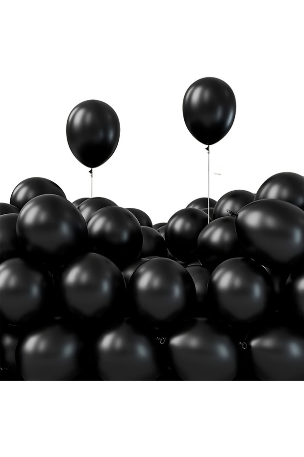 10Pcs 5 Inch12 cm Black Balloon Birthday Balloon Mini Balloon