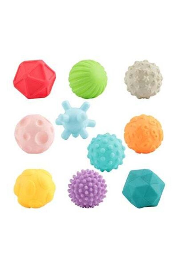 مجموعة كرات مزخرفة مكونة من 10 قطع - 1