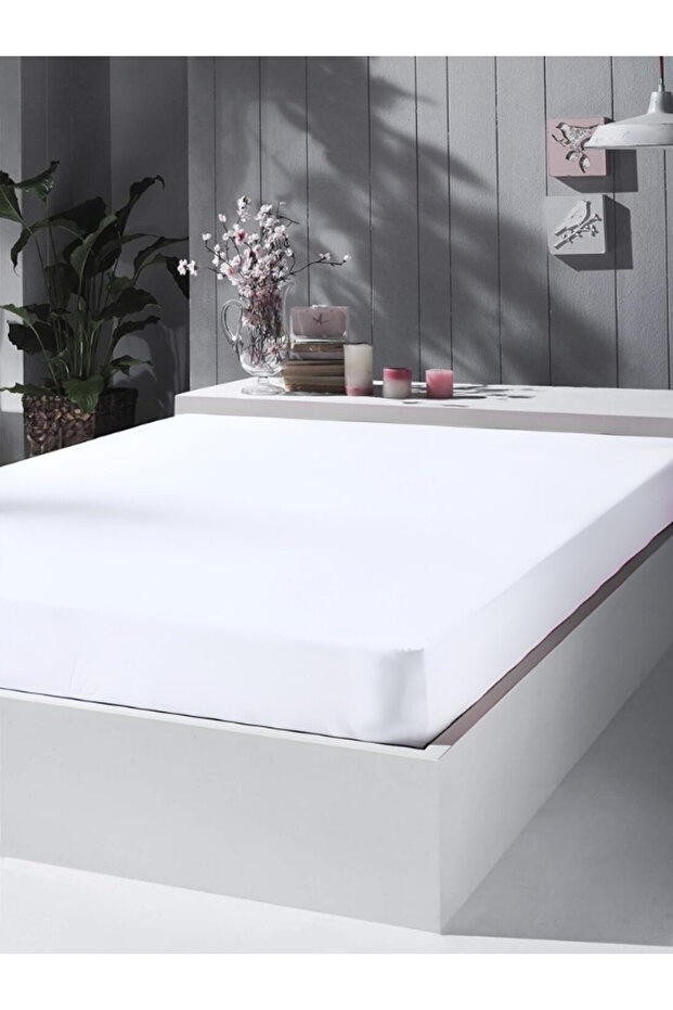 Fitted Elastic Sheet 100% Cotton Combed Fabric Single/Double/Oversize