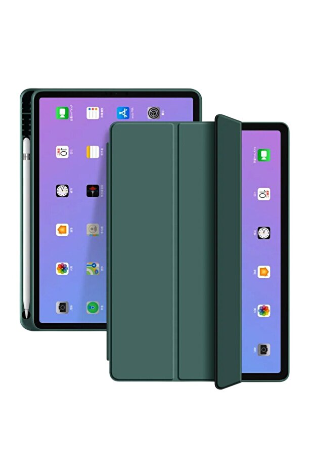 FlexPro Tablet Case for Apple iPad Pro 13 (2024), Full Protection, Stand Function, Leather Holder - 4