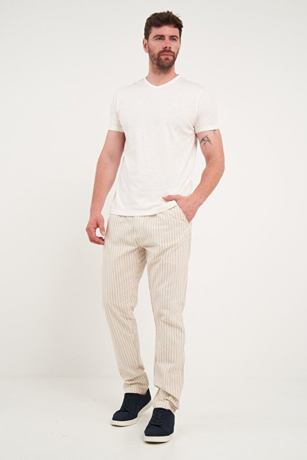 Men's striped pants - 3