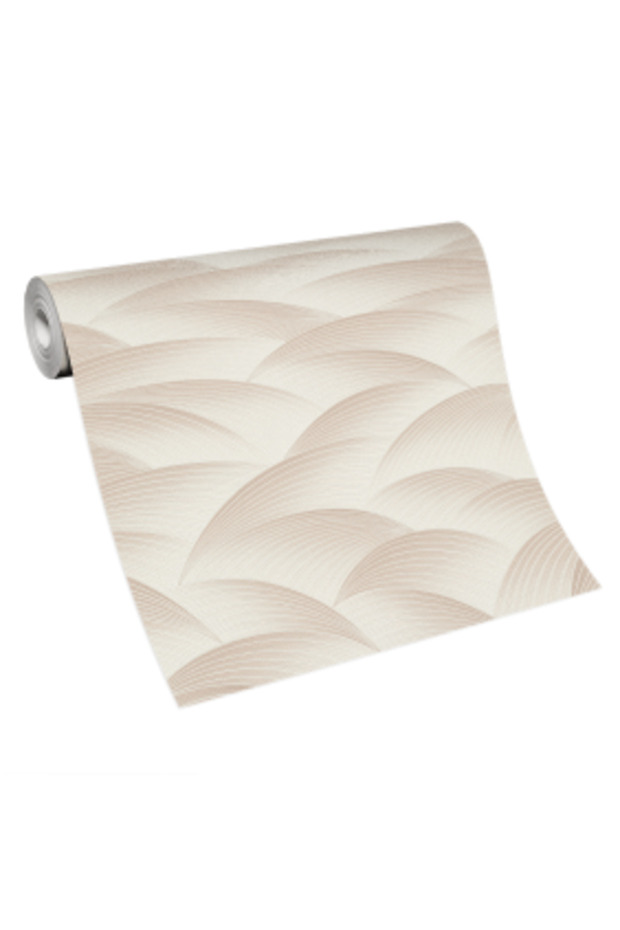 Modern wallpaper with geometric pattern, 3D effect - 2