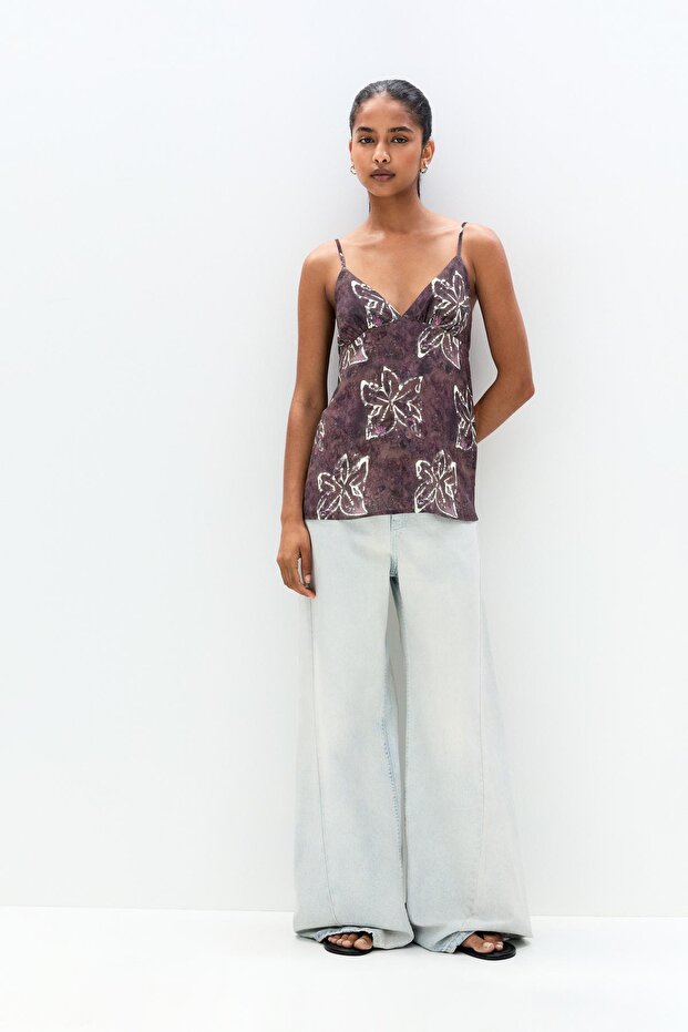 Çiçekli askılı top - 2