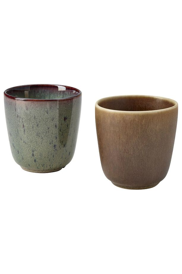 KALİTELİ 2 Adet Kulpsuz Kupa Hacim 300 ml İkea 2'li Set Çay Kahve Bardağı Yükseklik 9 Cm Fincan - 2