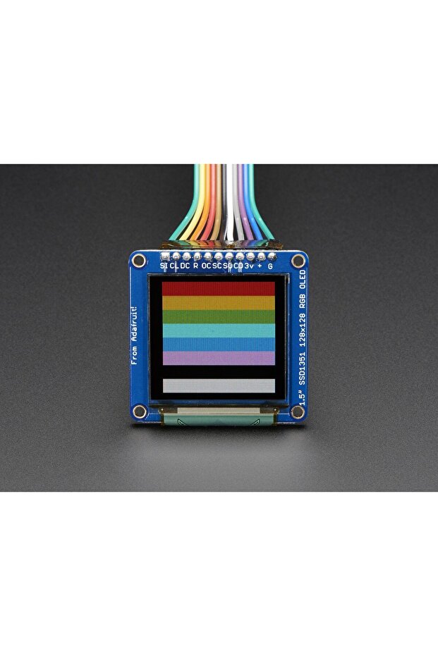 OLED Breakout Board - 16-bit Color 1.5" w/microSD - 1