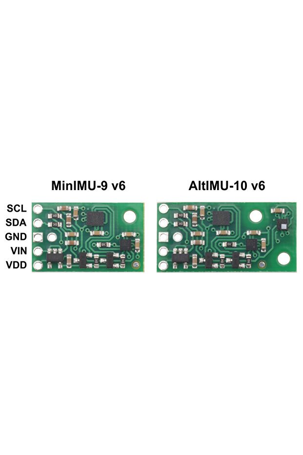 MinIMU-9 v6 Gyro, Accelerometer, and Compass (LSM6DSO and LIS3MDL Carrier) - 7