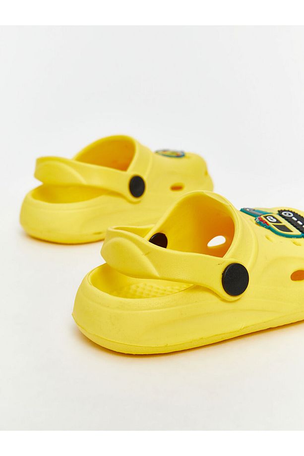 Baskılı Erkek Bebek Plaj Sandaleti - 5