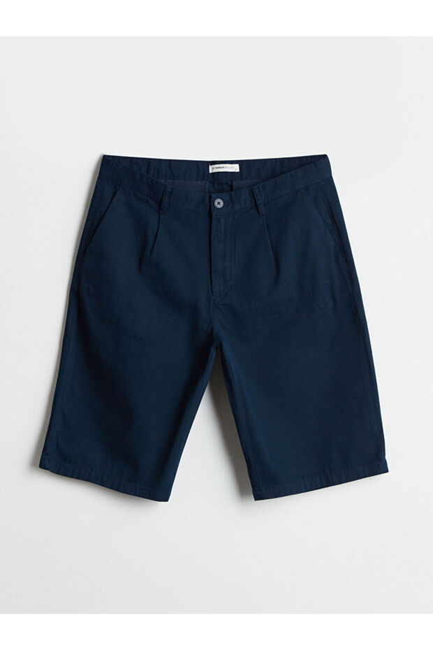 Sparkling Selections from Shining Store |   Comfortable Fit Gabardine Men's Bermuda Shorts - 1