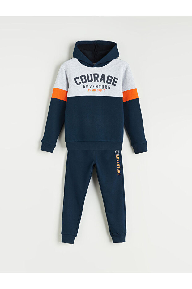 LCW Kapüşonlu Erkek Çocuk Eşofman Takım - 1