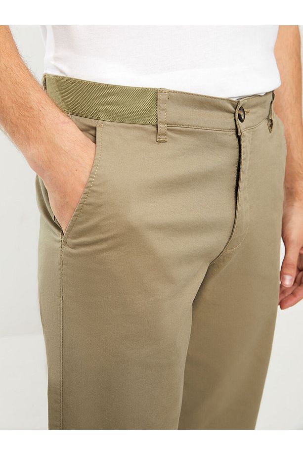 LCW Rahat Kalıp Gabardin Erkek Bermuda Şort Fashion - 3