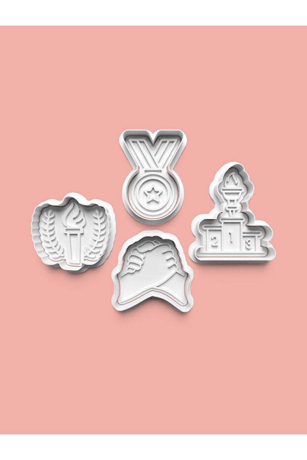 Olympic Games Cookie Mold and Sugar Dough Mold Set of 4 0623-Set