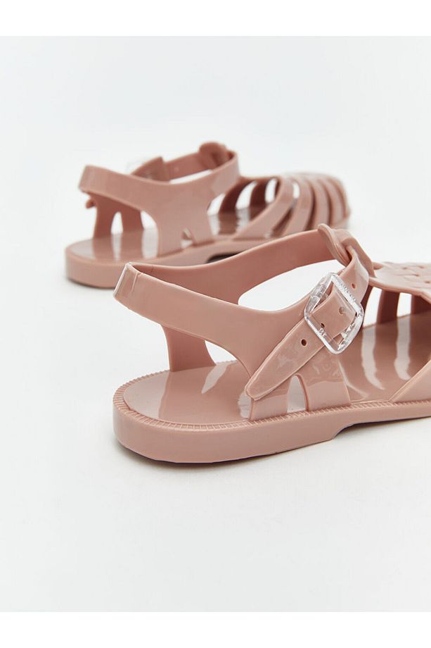 LCW STEPS Pembe Kız Çocuk Plaj Sandaleti - 5
